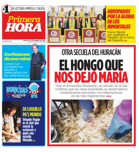 Cover of Primera Hora