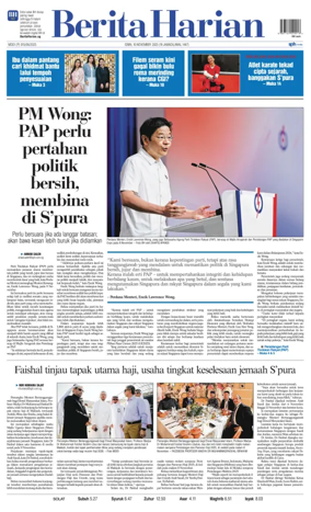 Cover of Berita Harian