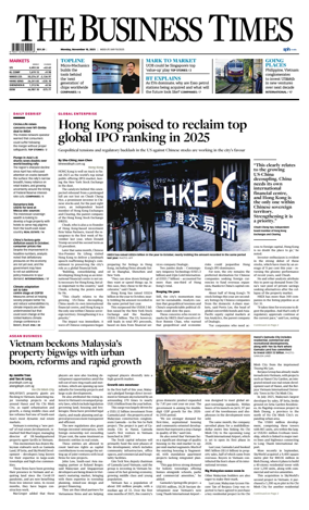 Cover of The Business Times