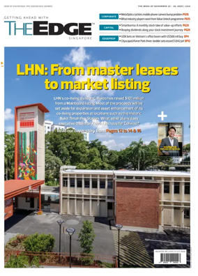 Cover of The Edge Singapore