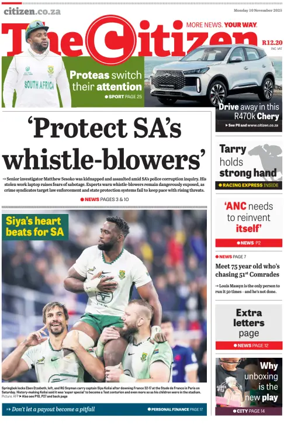 Cover of The Citizen (Gauteng)