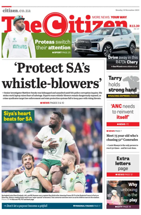 Cover of The Citizen (KZN)
