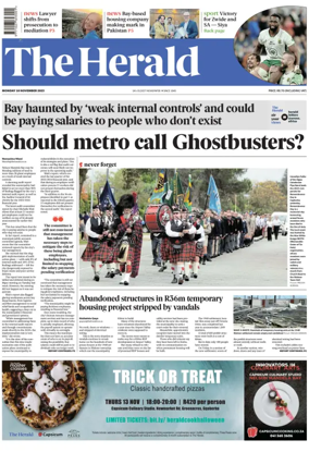 Cover of The Herald (South Africa)