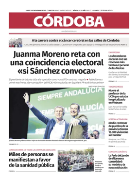 Cover of Diario Córdoba