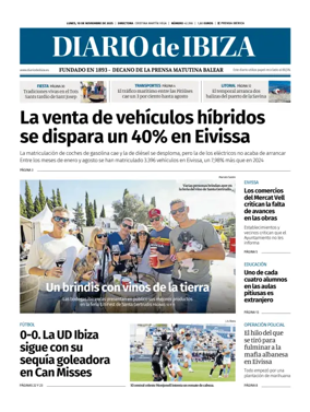 Cover of Diario de Ibiza