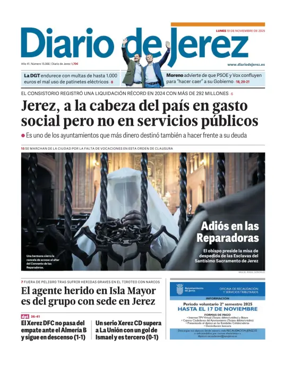 Cover of Diario de Jerez