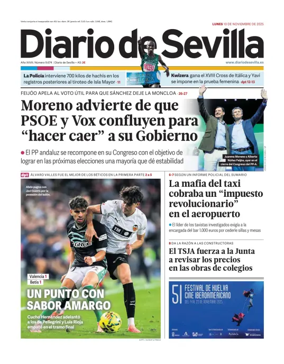 Cover of Diario de Sevilla