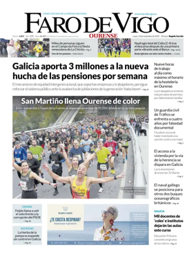 Cover of Faro de Vigo (Ourense)