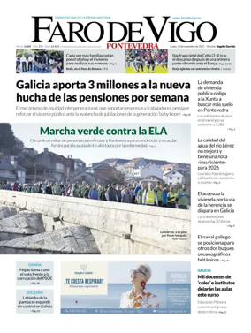 Cover of Faro de Vigo (Pontevedra)