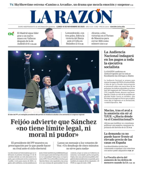 Cover of La Razon (Cataluna)
