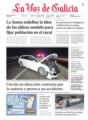 Cover of La Voz de Galicia (Carballo)