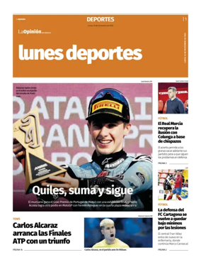 Cover of Lunes Deportes