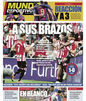Cover of Mundo Deportivo (Bizkaia-Araba)