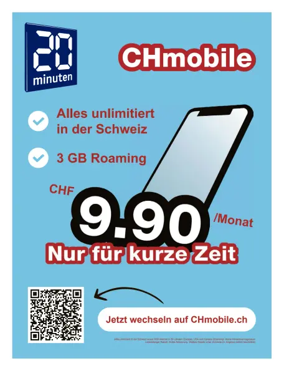 Cover of 20 Minuten - Zurich