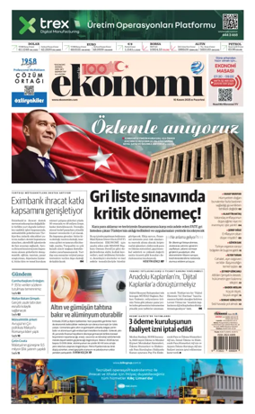 Cover of Dünya Gazetesi