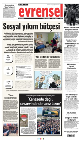Cover of Evrensel Gazetesi