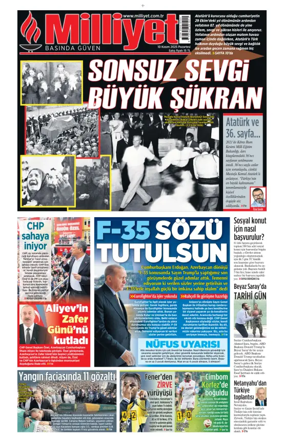 Cover of Milliyet