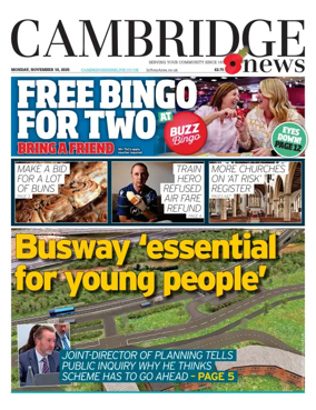 Cover of Cambridge News