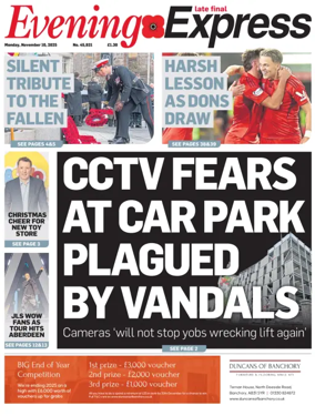 Cover of Evening Express (Extra Edition)