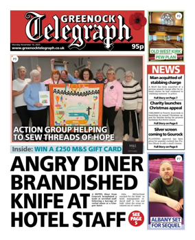 Cover of Greenock Telegraph