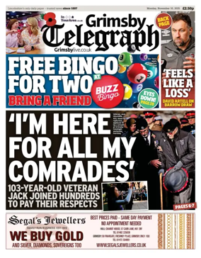 Cover of Grimsby Telegraph