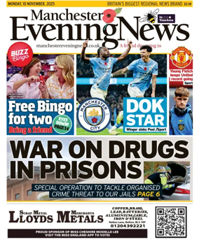 Cover of Manchester Evening News
