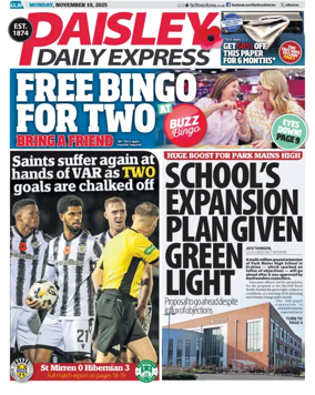 Cover of Paisley Daily Express