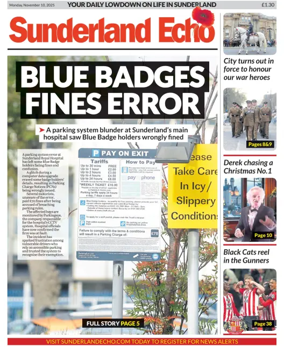 Cover of Sunderland Echo