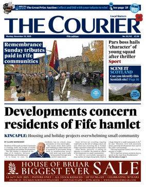 Cover of The Courier & Advertiser (Fife Edition)