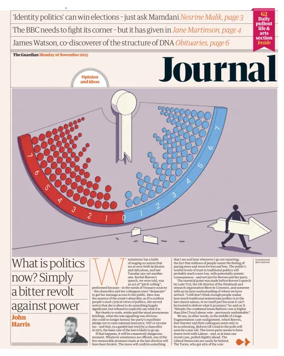 Cover of The Guardian e-paper Journal