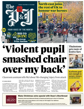 Cover of The Press and Journal (Aberdeenshire)