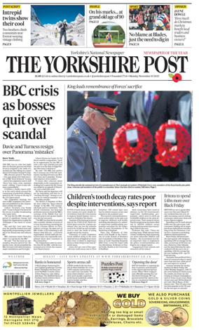 Cover of Yorkshire Post
