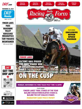 Cover of Daily Racing Form National Digital Edition