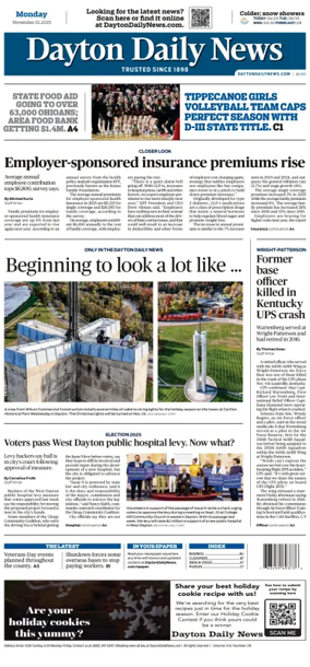 Cover of Dayton Daily News