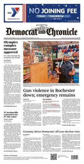 Cover of Democrat and Chronicle