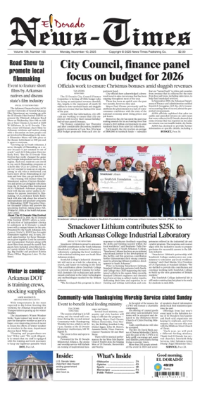 Cover of El Dorado News-Times (VCID - Camden News)