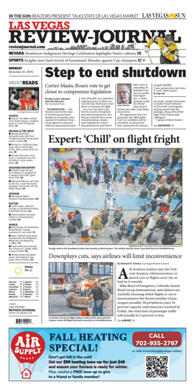Cover of Las Vegas Review-Journal