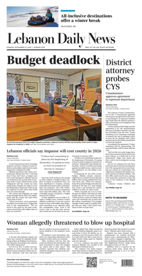 Cover of Lebanon Daily News