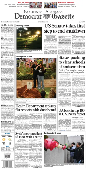 Cover of Northwest Arkansas Democrat-Gazette