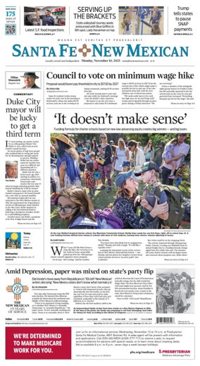 Cover of Santa Fe New Mexican