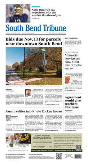 Cover of South Bend Tribune