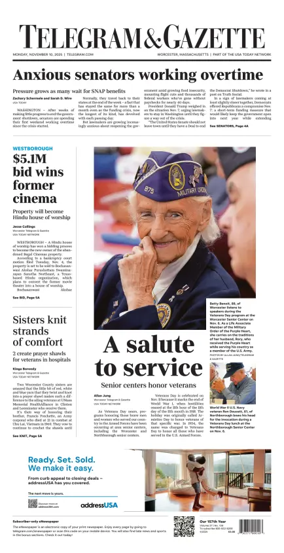 Cover of Telegram & Gazette