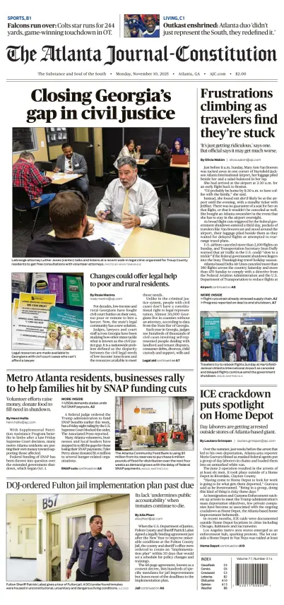 Cover of The Atlanta Journal-Constitution