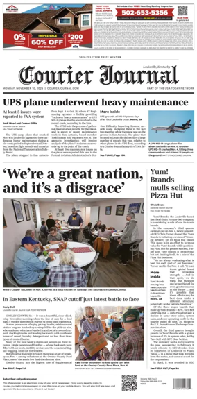 Cover of The Courier-Journal (Louisville)