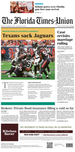 Cover of The Florida Times-Union