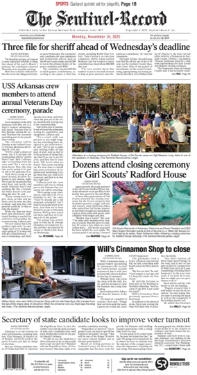 Cover of The Sentinel-Record