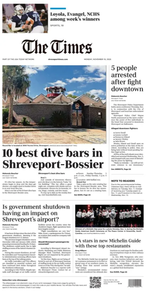 Cover of The Times (Shreveport)