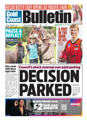 Cover of The Gold Coast Bulletin