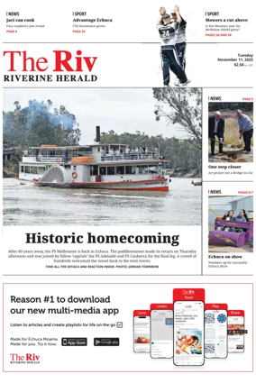 Cover of The Riverine Herald