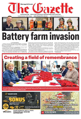Cover of Warragul & Drouin Gazette